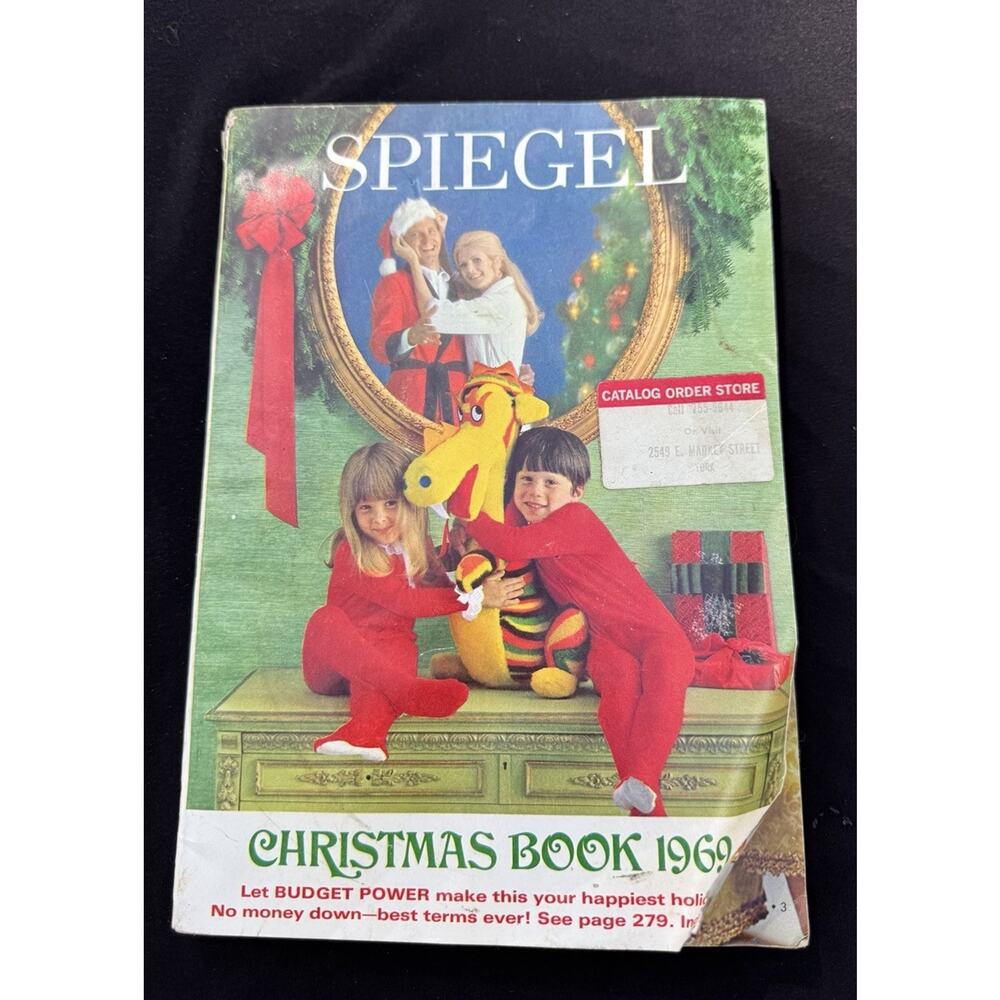 Rare Vintage Spiegel Christmas Book Catalog 1969 Toys Tonka Matchbox Shiny Brite